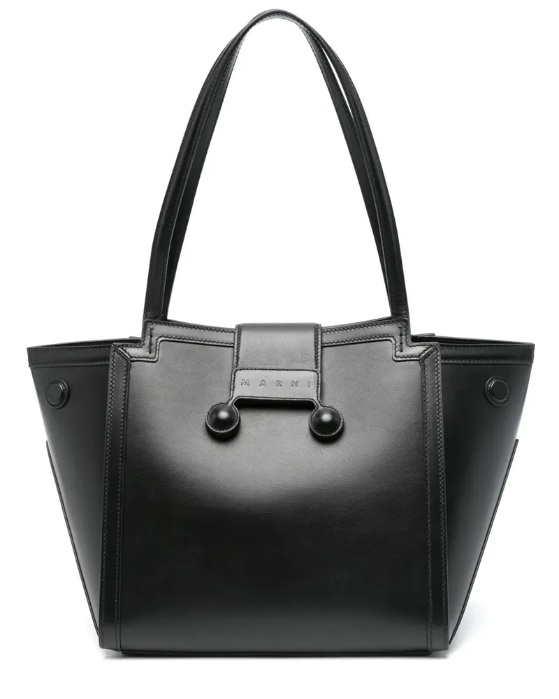 Marni Mini Riviera Tote Bag - Schwarz Schwarz