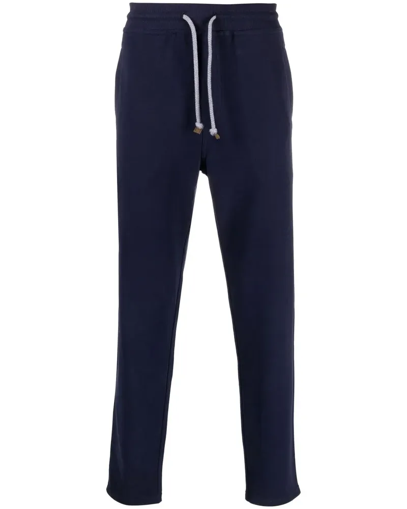 Brunello Cucinelli Tapered-Jogginghose mit Kordelzug - Blau Blau