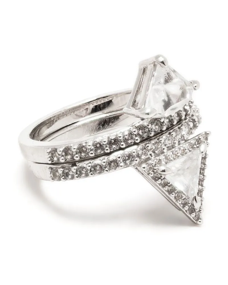 Swarovski Ortyx Ring mit Kristallen - Silber Silber