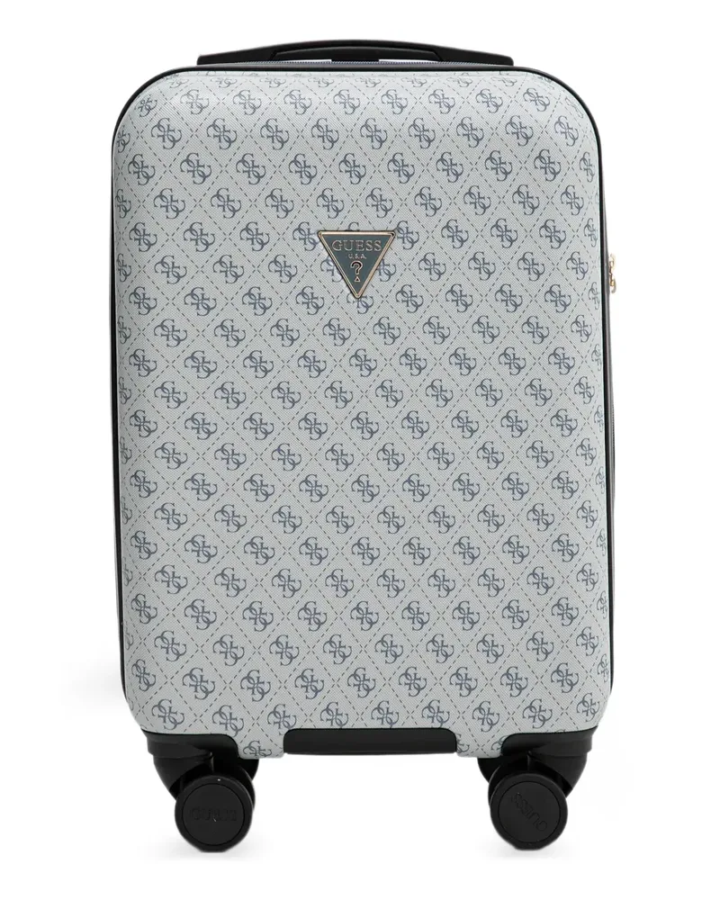 Guess Jesco logo-patterned suitcase - Nude Nude