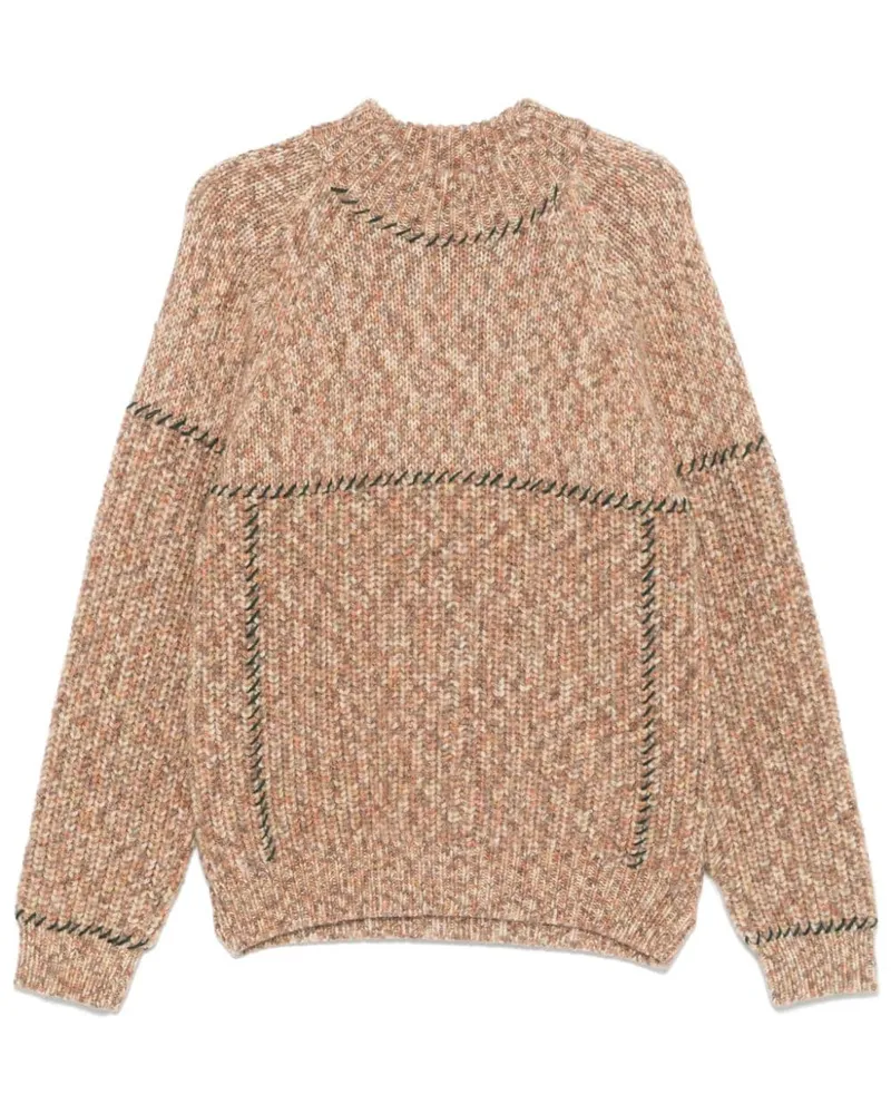 Henrik Vibskov Pullover mit Ziernähten - Braun Braun