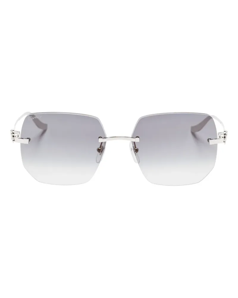Cartier Panthère de Cartier Sonnenbrille - Silber Silber