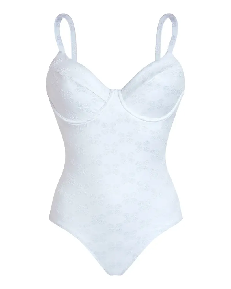 Vilebrequin turtle monogram underwire swimsuit - Weiß Weiß