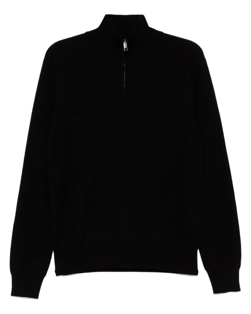 Brioni Pullover mit Reißverschluss - Schwarz Schwarz