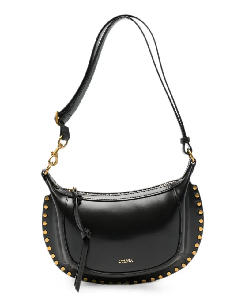 Isabel Marant Oskan Moon stud-embellished shoulder bag - Schwarz Schwarz