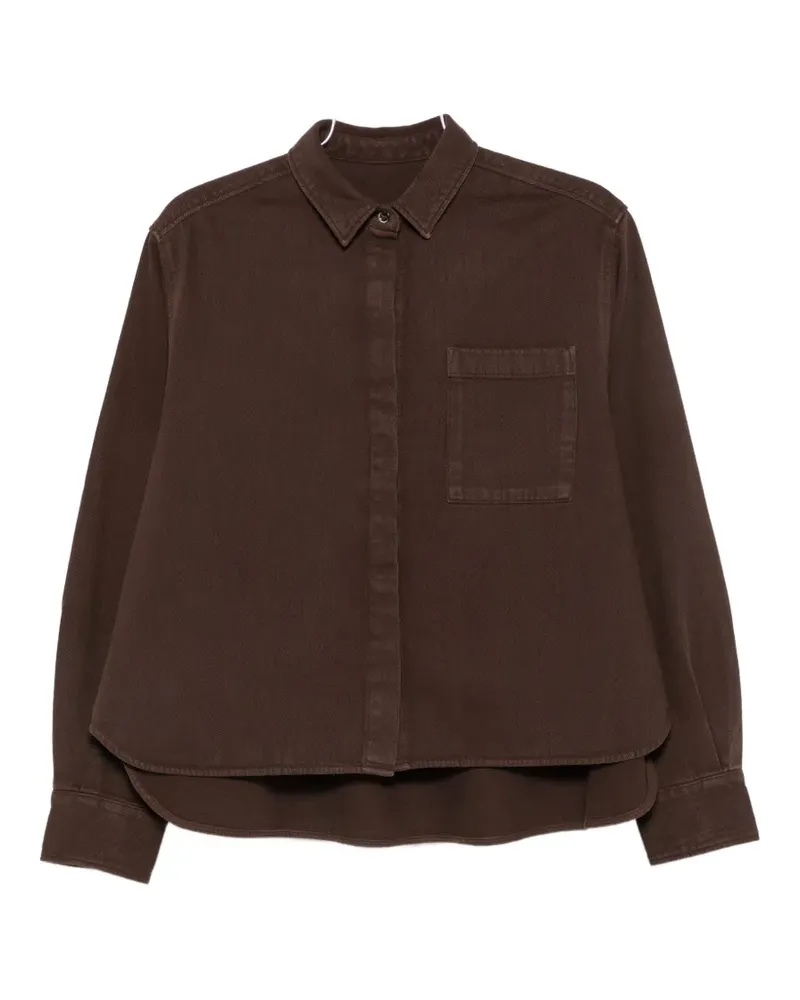 nine:inthe:morning Arizona chest-pocket button-fastening shirt - Braun Braun