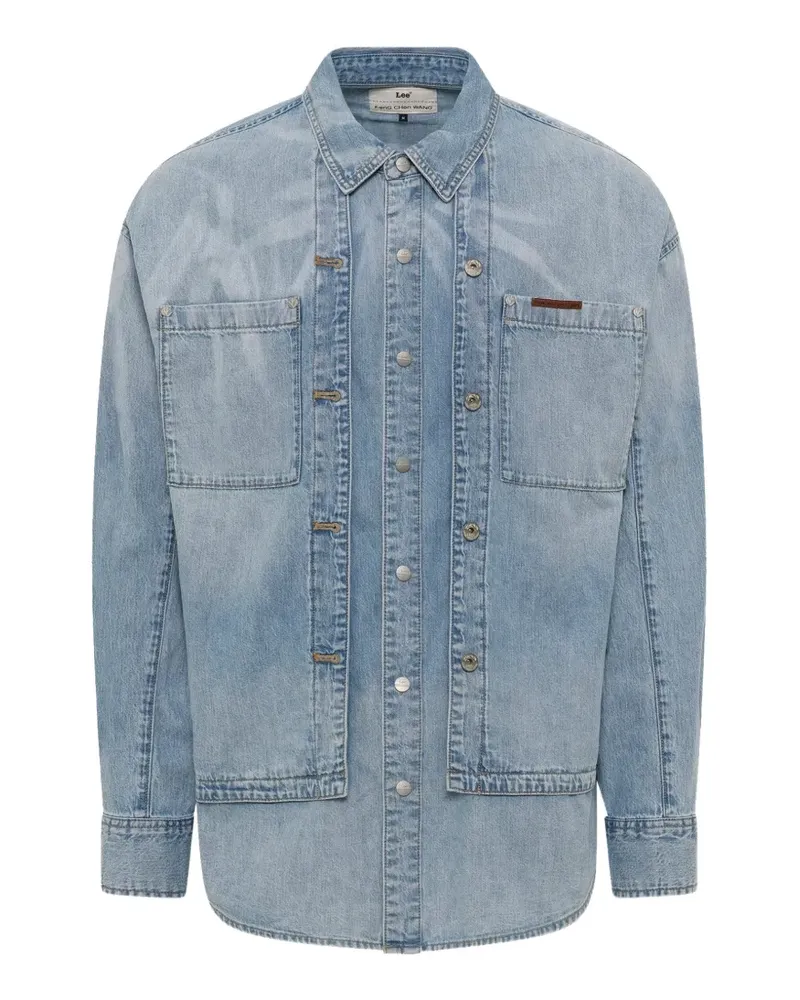 Feng Chen Wang x Lee denim shirt - Blau Blau