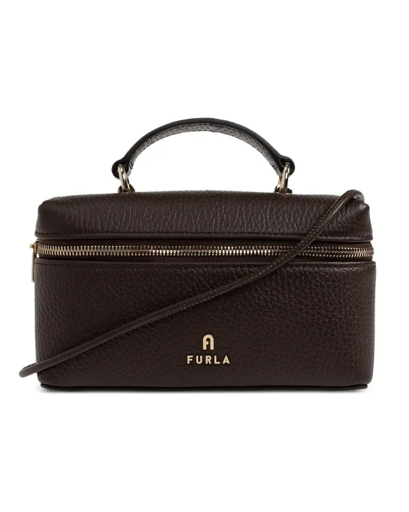 Furla Camelia Micro Mini-Tasche aus Leder - Braun Braun