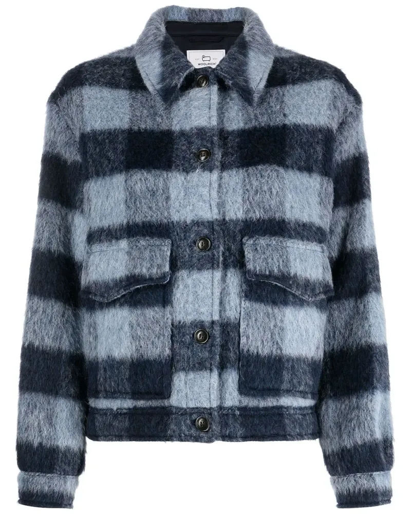 Woolrich Jacke mit Fransen - Blau Blau