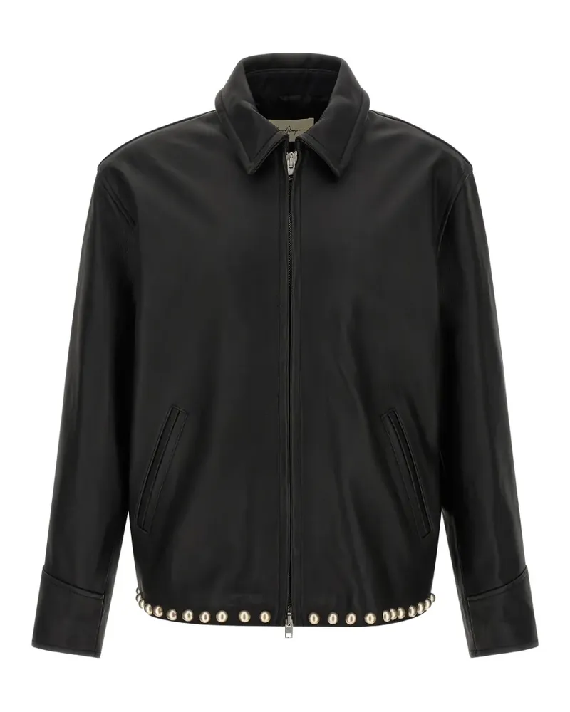 Second/Layer Rider stud-embellished leather jacket - Schwarz Schwarz