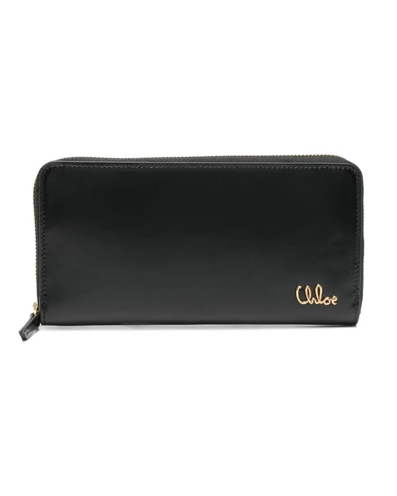 Chloé Iconic Portemonnaie - Schwarz Schwarz
