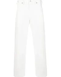 Jil Sander Jeans mit geradem Bein Weiß