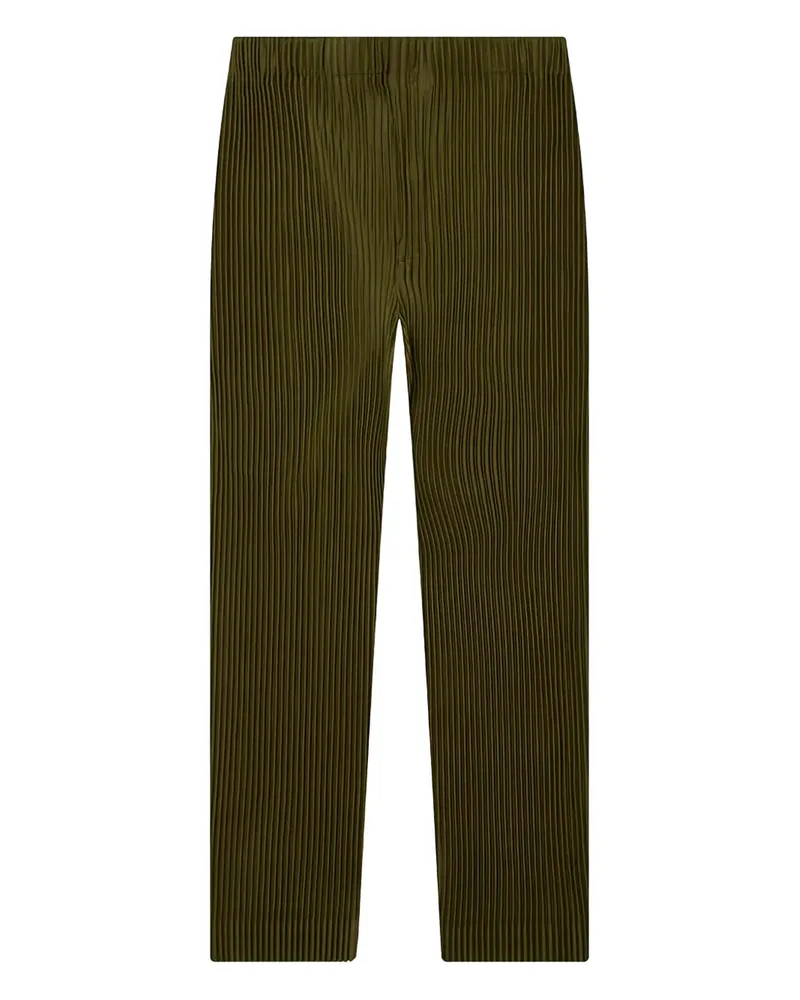 Issey Miyake Color Pleats Hose mit Falten - Grün Grün