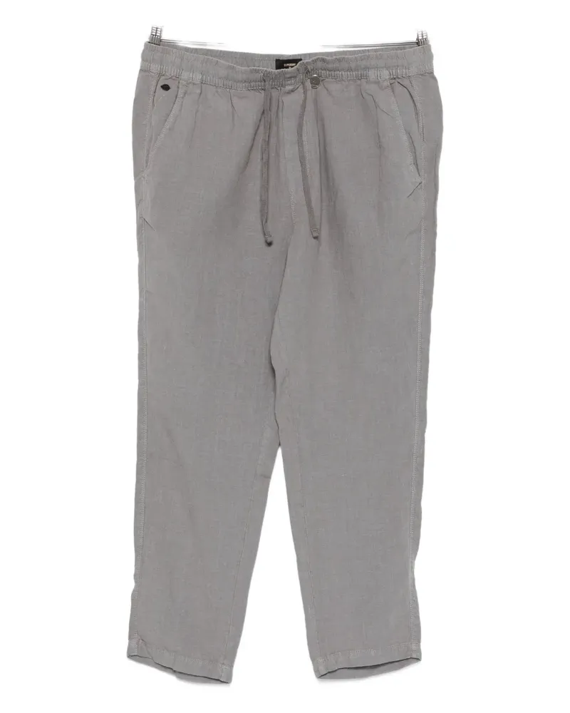 Superdry. drawstring-waist trousers - Grau Grau