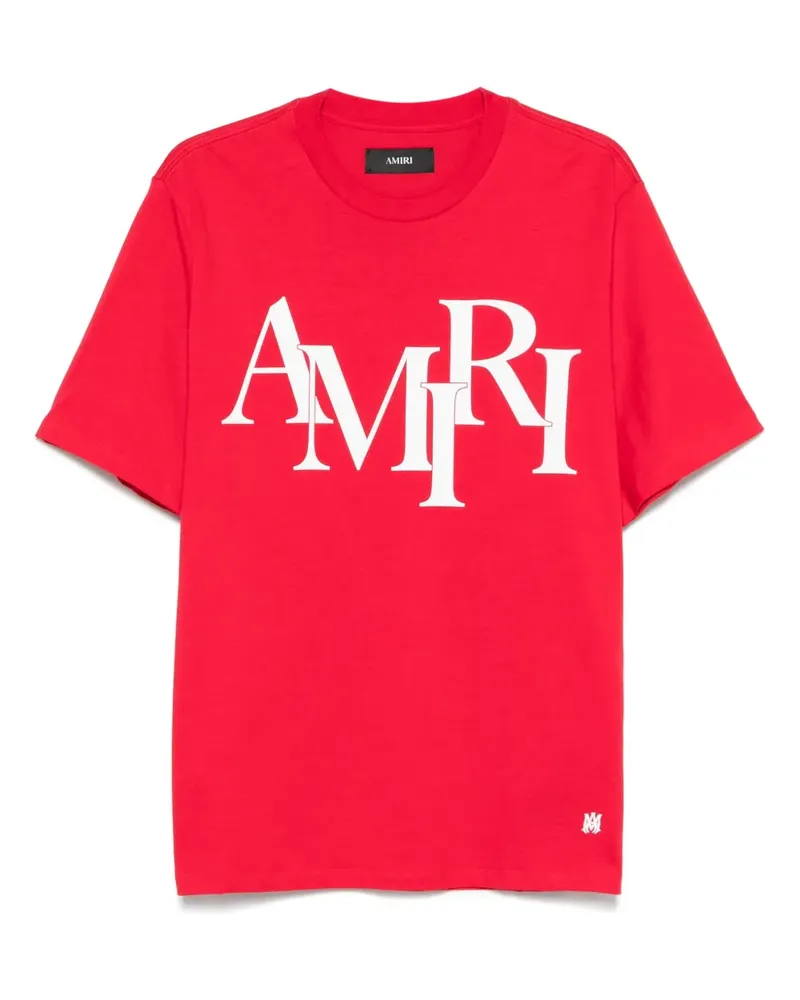Amiri Klassisches T-Shirt - Rot Rot