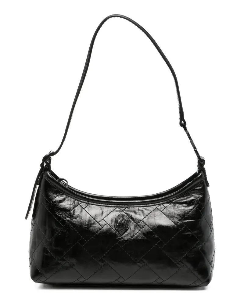 Kurt Geiger Gesteppte Kurt Sling Schultertasche - Schwarz Schwarz