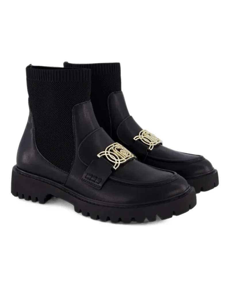 Liu Jo Cora logo-plaque ankle boots - Schwarz Schwarz