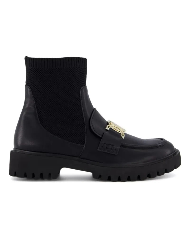 Liu Jo Cora Stiefeletten mit Logoplakette - Schwarz Schwarz