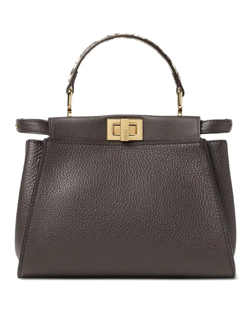 Fendi Peekaboo Mini-Tasche - Braun Braun