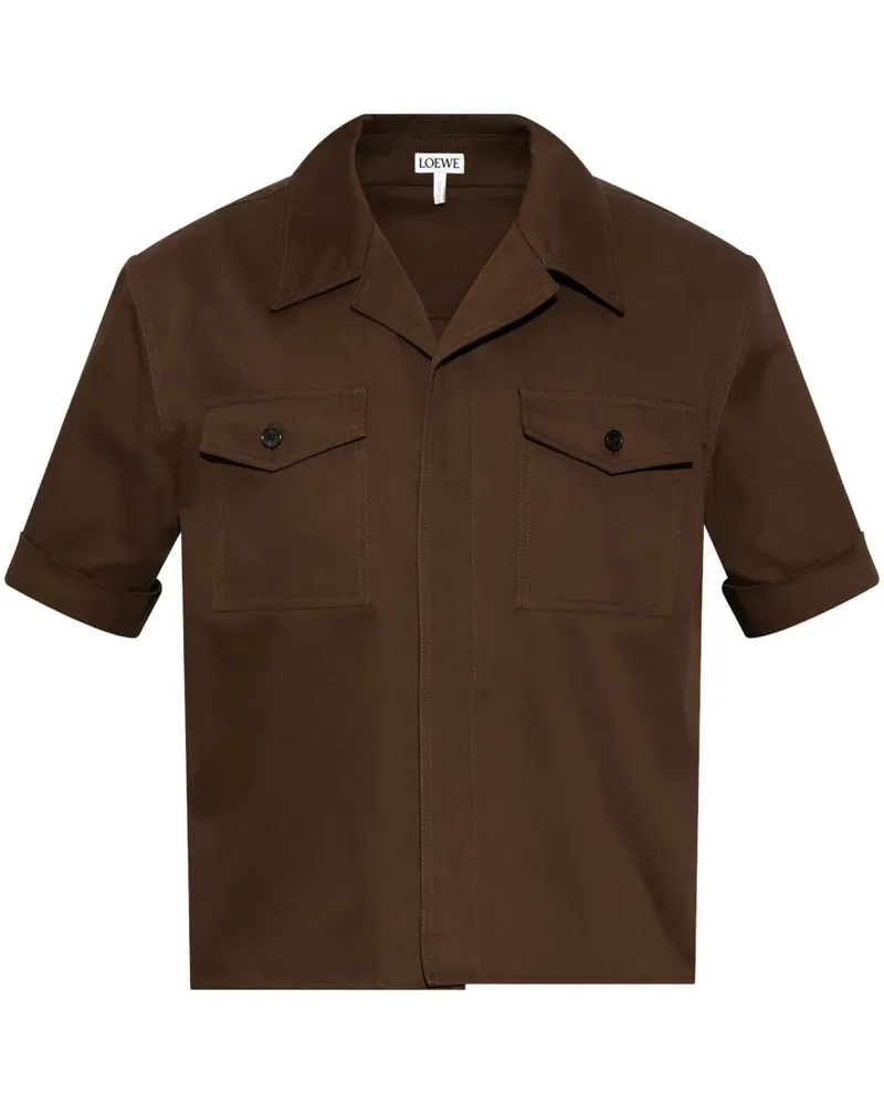 Loewe Klassisches Hemd - Braun Braun