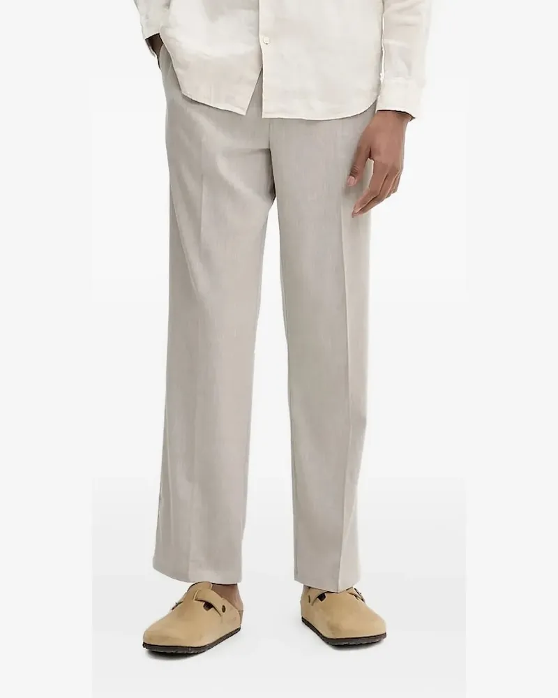 LES DEUX Hose mit eingefassten Taschen - Grau Grau