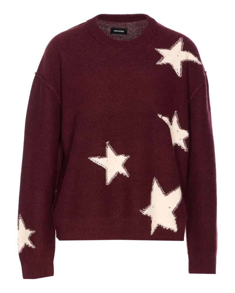 Zadig & Voltaire Klassischer Kaschmirpullover - Rot Rot