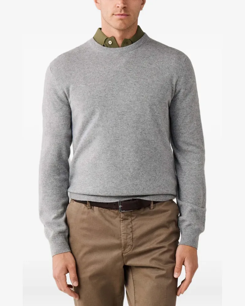 Hackett Strick mit Ellenbogen-Patch - Nude Nude