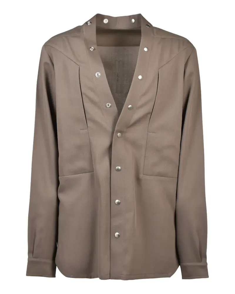 Rick Owens Larry Hemd - Braun Braun