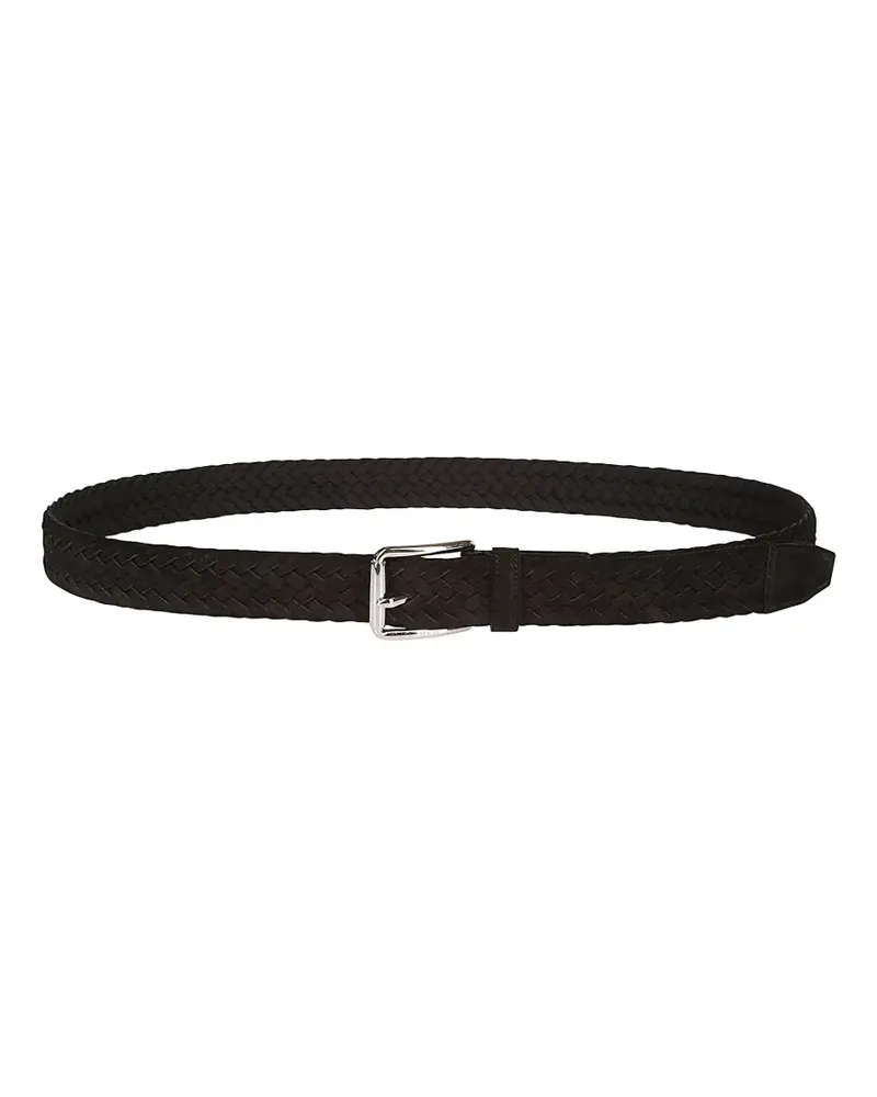 TOD'S braided belt - Schwarz Schwarz