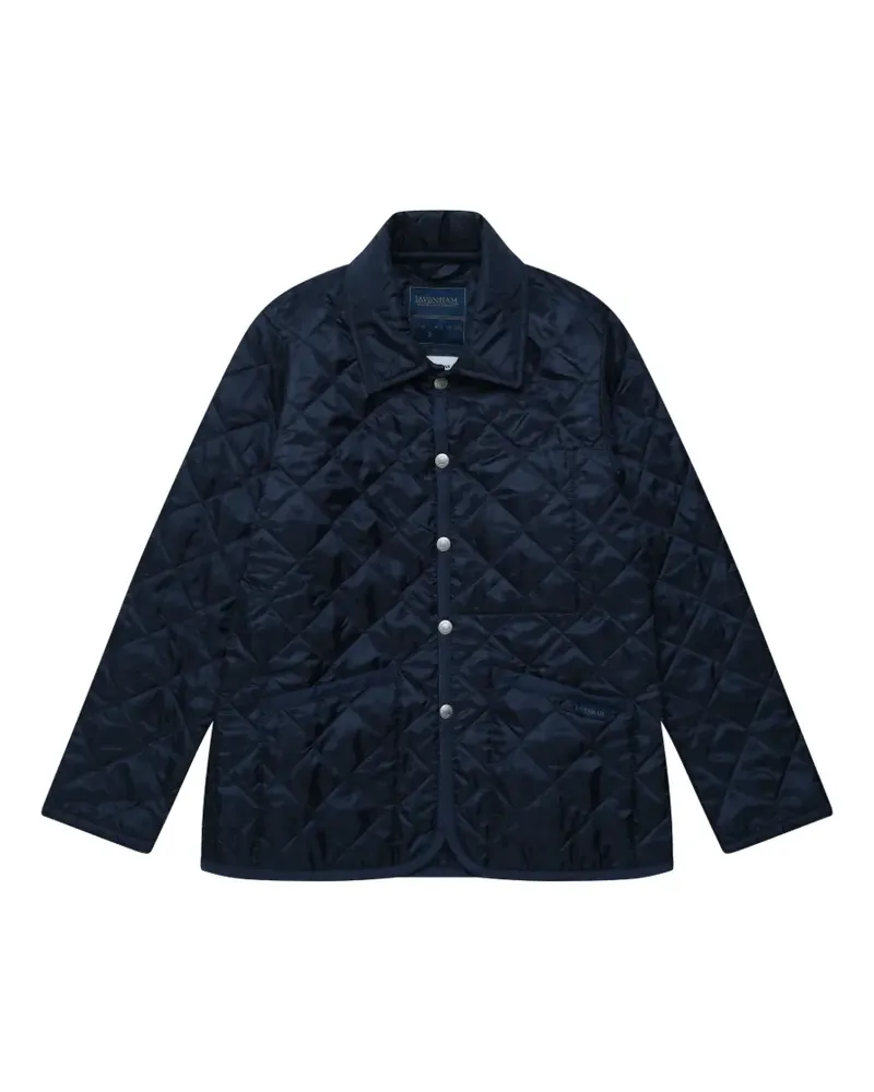 Comme des Garçons x Lavenham quilted diamond-pattern jacket - Blau Blau