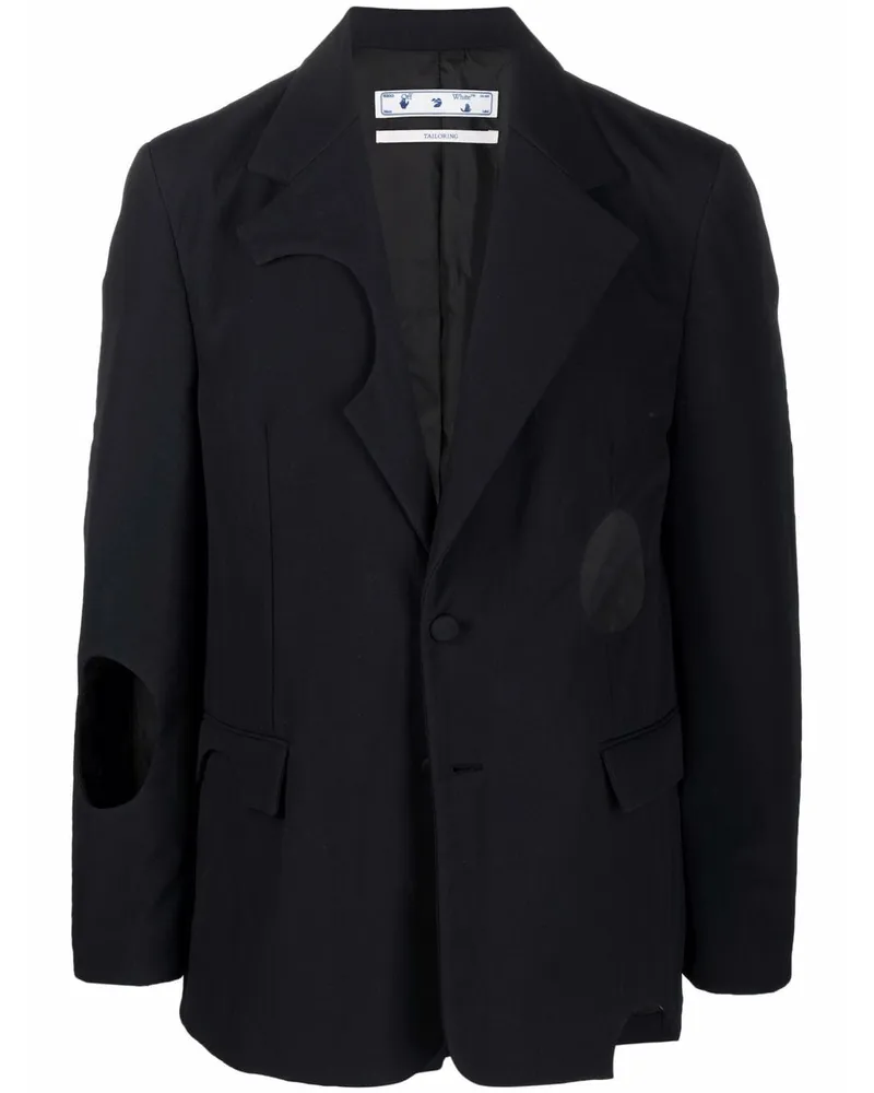 OFF-WHITE Meteor Blazer - Schwarz Schwarz