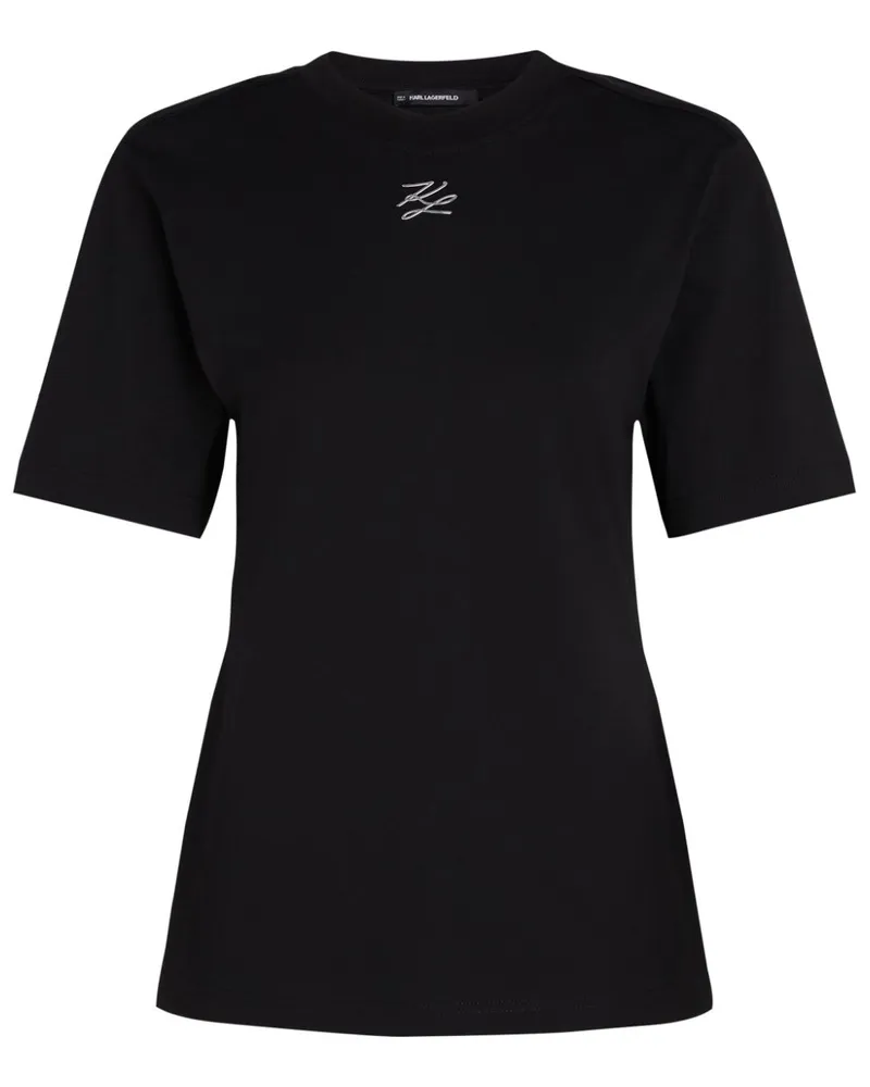 Karl Lagerfeld KL Studio T-Shirt - Schwarz Schwarz