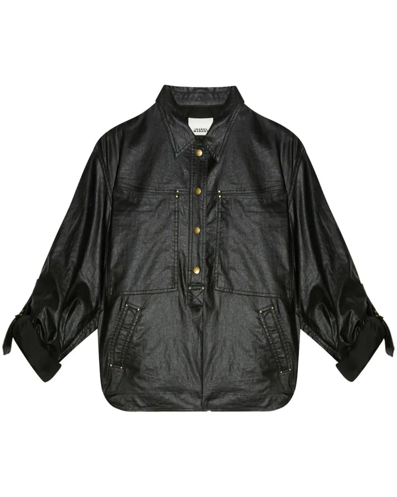 Isabel Marant Florida Hemd - Schwarz Schwarz