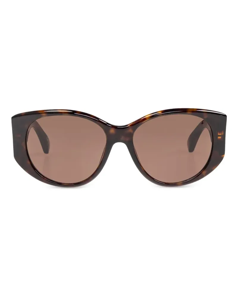 Balenciaga Sonnenbrille mit rundem Gestell - Braun Braun