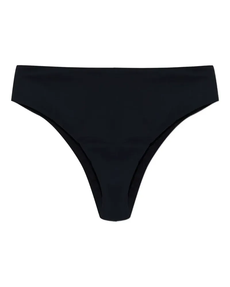 Dsquared2 Bikinihöschen mit Logo-Schild - Schwarz Schwarz