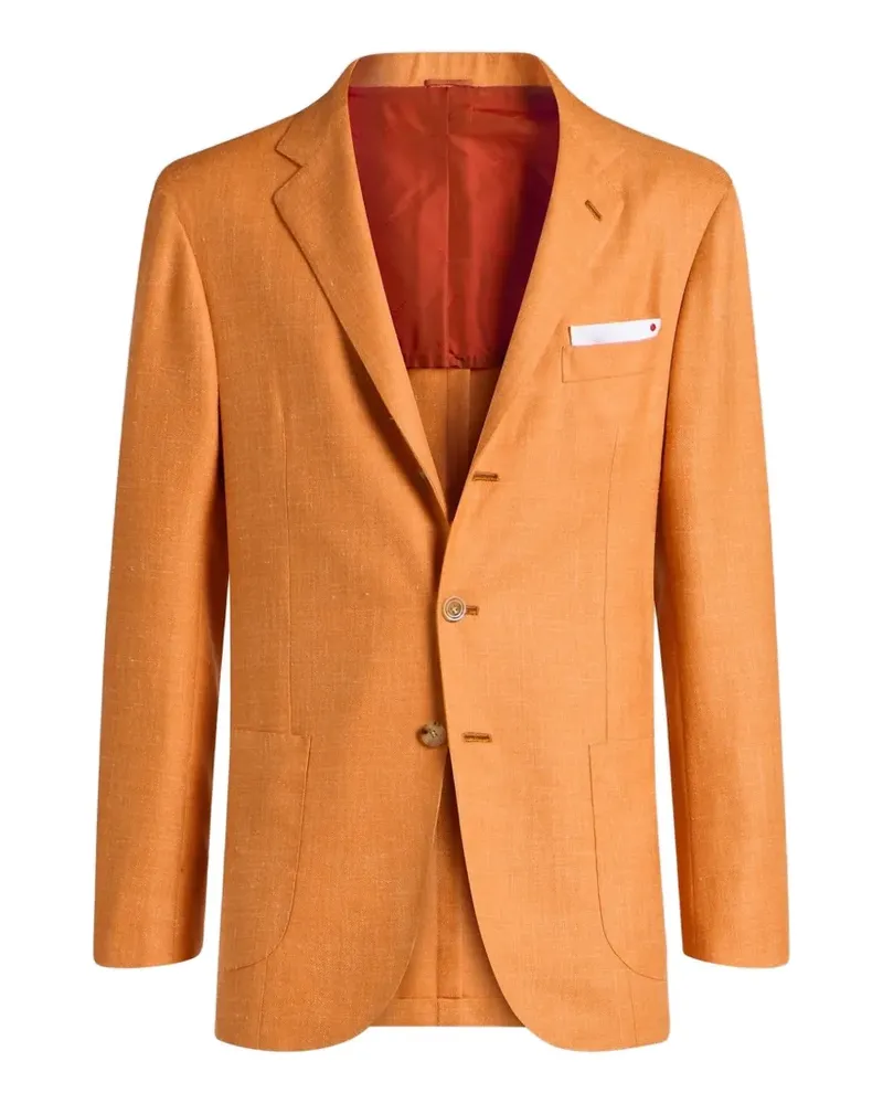 Kiton Einreihiges Sakko - Orange Orange