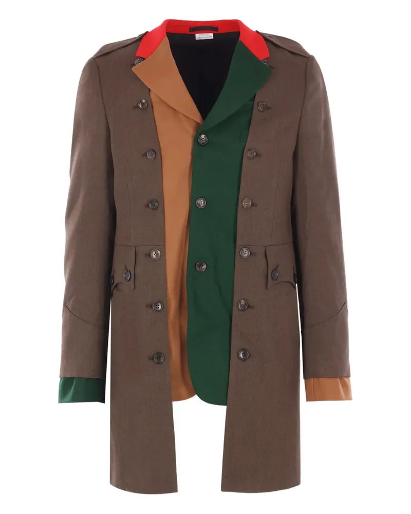 Comme des Garçons Jacke im Deconstructed-Look - Braun Braun