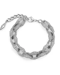 Jimmy Choo Armband mit Kristallen Silber