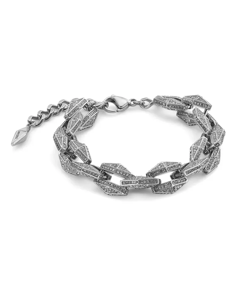 Jimmy Choo Armband mit Kristallen - Silber Silber
