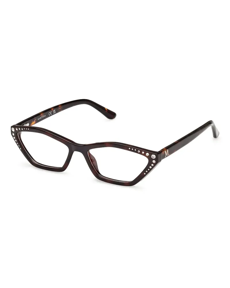 MARCIANO Los Angeles Klassische Cat-Eye-Brille - Braun Braun
