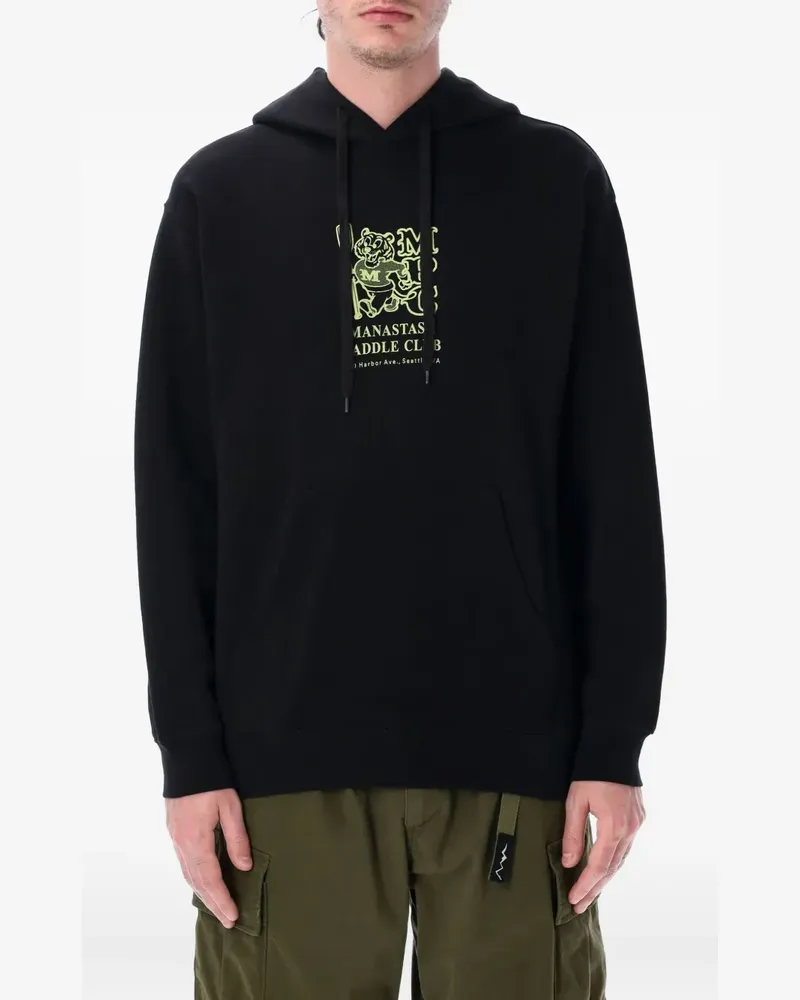 Manastash Hoodie mit grafischem Print - Schwarz Schwarz