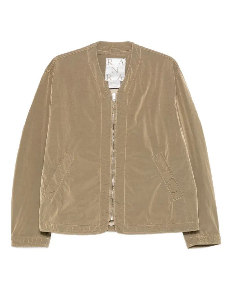 RANRA V-neck jacket - Nude Nude