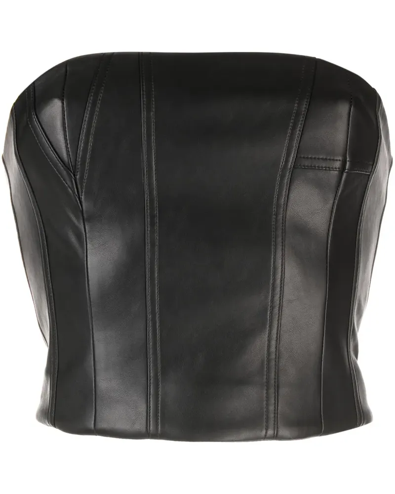 Amiri Schulterfreies Top - Schwarz Schwarz