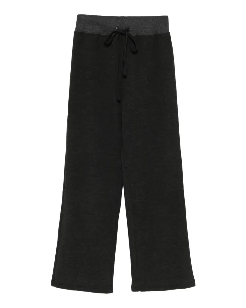 Bobi Cropped-Jogginghose mit Kordelzug - Schwarz Schwarz