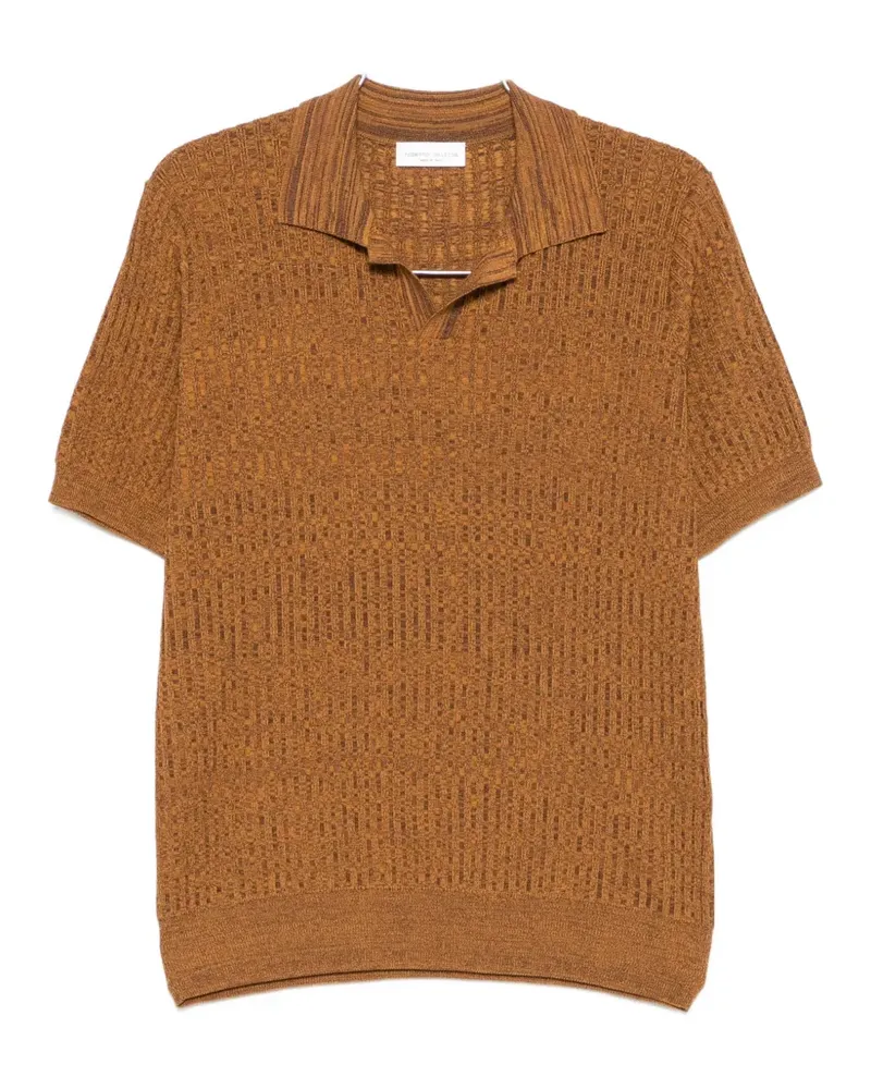 Roberto Collina knitted T-shirt - Braun Braun