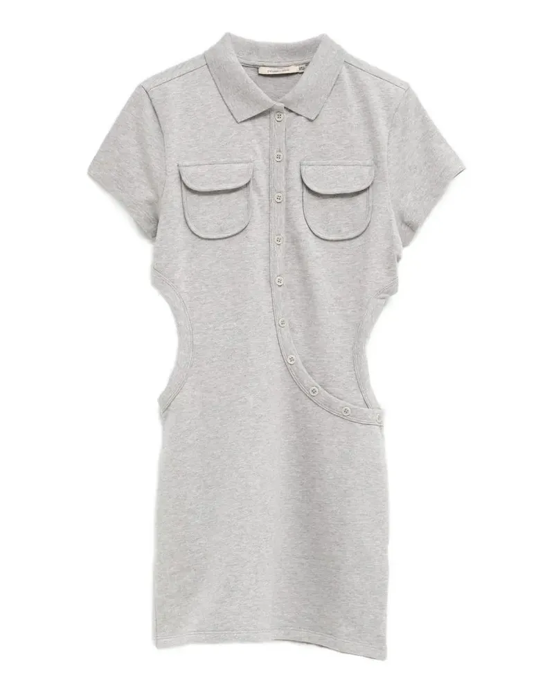 Paloma Wool Susana cut-out button-up dress - Grau Grau