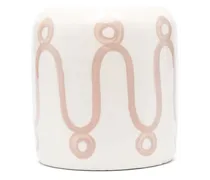 Mittelgroße Cycladic Vase - Weiß