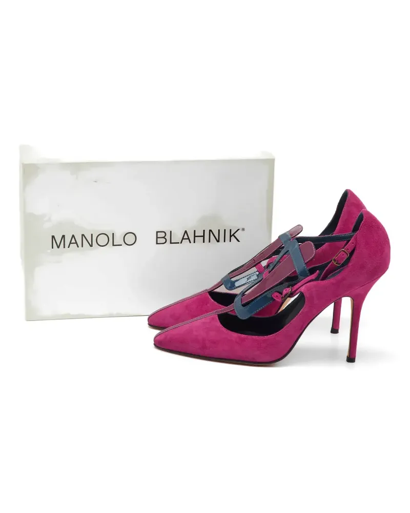 Manolo Blahnik Emotiva pointed-toe pumps - Rosa Rosa