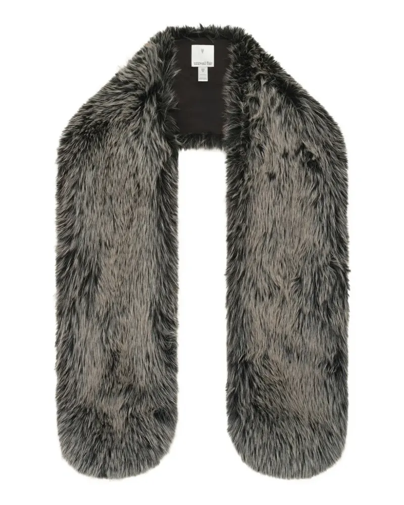 UNREAL FUR BF faux-fur stole scarf - Schwarz Schwarz
