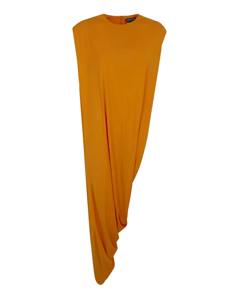 Tom Ford Asymmetrisches Oberteil aus Krepp-Jersey - Orange Orange